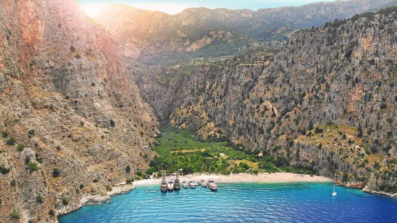 Luxury tent Butterfly Valley Beach Glamping Fethiye Turkey